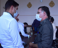 O Complexo Hospitalar do Trabalhador (CHT) é referência no atendimento durante a pandemia. As unidades que integram a rede hospitalar própria do Paraná, adotaram estratégias assertivas de atendimento à Covid-19 e já realizaram mais de 5,5 mil atendimentos em pouco mais de um ano.  -  Curitiba, 24/03/2021  -  Foto: Américo Antonio/SESA