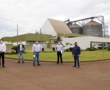 25.03.2021 - Visita do grupo técnico  da nova ferroeste  a Cotriguaçu Cascavel
 Foto Gilson Abreu/AEN
