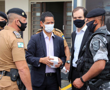 Curitiba, 26 de março de 2021. Entrega de Equipamento ao Esquadrão Antibomba - BOPE