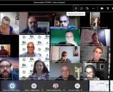 Mais de 100 empregados do Serviço Social Autônomo ? Paranacidade, vinculado à Secretaria do Desenvolvimento Urbano e de Obras Públicas (SEDU) -, se reuniram virtualmente para a apresentação de seis Projetos realizados para a modernização da própria Empresa e, em especial, para o aprimoramento do SAM ? Sistema de Assistência aos Municípios. -  Curitiba, 26/03/2021  -  Foto: Divulgação ParanáCidade