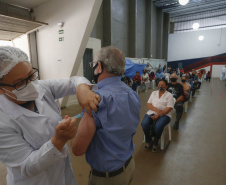 Municípios aplicaram quase 130 mil doses de vacina no fim de semana . Foto: Jonathan Campos/AEN