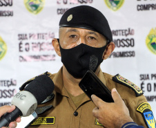 Um grupo responsável pelo tráfico de drogas na região do Vitória Régia, na Cidade Industrial de Curitiba, foi alvo da Operação Palácios da Polícia Militar nesta terça-feira (30/03). As equipes cumpriram 23 mandados de Busca e Apreensão e 12 mandados de Prisão em pontos de venda e consumo de drogas e nas residências de pessoas envolvidas com a atividade criminosa.  -  Curitiba, 30/03/2021  -  Foto: Soldado Amanda Marais