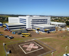 O Hospital da Universidade Estadual de Ponta Grossa (HU-UEPG) completa nesta quarta-feira (31) onze anos de existência. A instituição atua no atendimento de média e alta complexidade e recebe, além de Ponta Grossa, pacientes de mais 11 municípios da região.  -  Foto: José Fernando Ogura/AEN