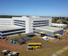 O Hospital da Universidade Estadual de Ponta Grossa (HU-UEPG) completa nesta quarta-feira (31) onze anos de existência. A instituição atua no atendimento de média e alta complexidade e recebe, além de Ponta Grossa, pacientes de mais 11 municípios da região.  -  Foto: José Fernando Ogura/AEN