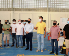 O secretário de Estado da Saúde, Beto Preto, visitou o Hospital Regional de Guaraqueçaba e as obras da maternidade anexa ao pronto socorro do município de Guaratuba nesta segunda-feira (5).
Foto: Américo Antonio/SESA