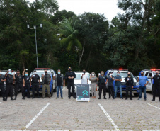Governo do Estado inicia vacinação das forças de segurança pública - Curitiba, 07/04/2021 - Foto: Divulgação SESP-PR