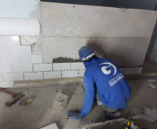 O secretário de Estado da Saúde, Beto Preto, vistoriou as obras do Hospital Regional de Toledo nesta quarta-feira (7). O Estado já investiu R$ 13 milhões e vai ofertar 69 leitos, sendo 26 cirúrgicos e 33 clínicos, além de dez Unidades de Terapia Intensiva (UTI). Foto:SESA