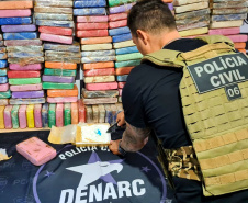 PCPR retira quase 700 quilos de cocaína pura do crime organizado em menos de duas semanas  - Curitiba, 08/04/2021  -  Foto: Divulgação PCPR