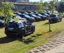 A semana começou com uma grande Operação da Polícia Militar nos Campos Gerais do estado para inibir crimes violentos contra o patrimônio e homicídios. Trata-se de uma malha de recobrimento em relação ao efetivo já existente na região. As equipes do Batalhão de Operações Especiais (BOPE)  estarão empenhadas nos próximos 15 dias desenvolvendo abordagens, fiscalização e intensificação de policiamento preventivo em todo o estado.  -  Ponta Grossa, 12/04/2021  -  Foto: Divulgação SESP