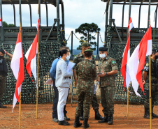 Em Ponta Grossa, Exército vistoria local de possível instalações da Escola de Sargentos de Armas - ESA. Ponta Grossa, 13 de abril de 2021.Foto: José Fernando Ogura/ AEN