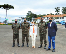 Em Ponta Grossa, Exército vistoria local de possível instalações da Escola de Sargentos de Armas - ESA. Ponta Grossa, 13 de abril de 2021.Foto: José Fernando Ogura/ AEN