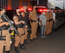 As equipes policiais atuantes pela Operação Pronta Resposta III iniciaram nesta terça-feira (13/04) os trabalhos de policiamento ostensivo e intensificação de ações preventivas na área do 2º Batalhão de Polícia Militar (2º BPM). -  Jacarezinho, 14/04/2021  -  Foto: PMPR/SESP-PR