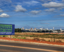 O governador Carlos Massa Ratinho Junior esteve nesta quarta-feira (14) em Guarapuava, na região Central do Estado, para vistoriar as obras de duplicação da BR-277 que cruza o perímetro urbano da cidade. Foto: José Fernando Ogura/AEN