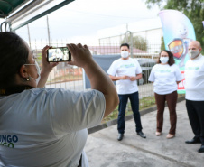 Corujão da Vacinação em Pinhais. Foto:Divulgação