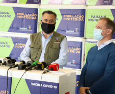 VACINAS ? Os medicamentos foram distribuídos às 22 Regionais de Saúde do Estado juntamente das 363.340 doses do 13º lote de vacinas contra Covid-19 e de 292.800 doses de vacina contra Influenza. - Curitiba, 16/04/2021 - Foto: Ari Dias/AEN
