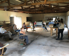Moradores de Araruna ganham primeira Horta Comunitária. Foto:SEAB