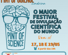 Edição 2021 do Pint of Science reforça o papel da ciência junto à comunidade  -  Foto/Arte: Divulgação SETI