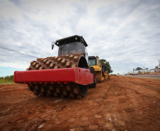 O governador Carlos Massa Ratinho Junior lança nesta sexta-feira (23) a pedra fundamental das obras de modernização do Trevo Gauchão e da duplicação da PR-323 no perímetro urbano de Umuarama. O investimento é de R$ 66,1 milhões. 23/04/2021 - Foto: Geraldo Bubniak/AEN