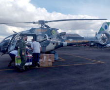 Em um mês, BPMOA faz mais de 20 missões de transporte de vacinas e suprimentos no estado no combate ao coronavírus
. Foto: BPMOA