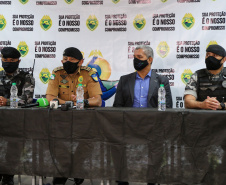 Curitiba, 28 de abril de 2021. Coletiva de Imprensa Operação Kemuri