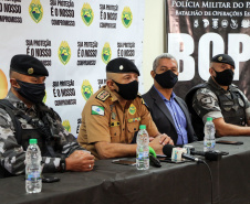 Curitiba, 28 de abril de 2021. Coletiva de Imprensa Operação Kemuri