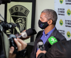 Curitiba, 28 de abril de 2021. Coletiva de Imprensa Operação Kemuri