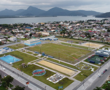 250 anos da fundação de Guaratuba,  - inauguração das obras que contaram com o apoio do Governo do Estado, como Parque Municipal e o Centro de Atendimento à Infância e Adolescência.
Foto: Jonathan Campos/AEN