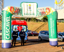 O Centro Nacional de Treinamento de Atletismo (CNTA), localizado em Cascavel, recebeu neste fim de semana a sua primeira competição oficial. O evento-teste aconteceu com a realização do 54º Campeonato Paranaense de Atletismo Sub-20, realizado pela Federação de Atletismo do Paraná (FAP).  -   Cascavel, 02/05/2021  -  Foto: Paraná Esporte