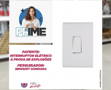 Um projeto com patente aprovada ao programa de Propriedade Intelectual com foco no Mercado (PRIME), numa parceria do Sebrae, Governo do Paraná e Fundação Araucária, criou um interruptor elétrico à prova de explosões, de autoria do pesquisador Benhurt Gongora, aluno do Programa de Pós-Graduação Stricto Sensu em Energia e Engenharia da Agricultura, em funcionamento no Campus de Cascavel.  -  Foto: Fundação Araucária