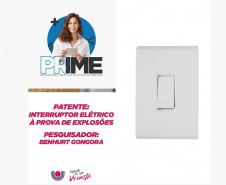 Um projeto com patente aprovada ao programa de Propriedade Intelectual com foco no Mercado (PRIME), numa parceria do Sebrae, Governo do Paraná e Fundação Araucária, criou um interruptor elétrico à prova de explosões, de autoria do pesquisador Benhurt Gongora, aluno do Programa de Pós-Graduação Stricto Sensu em Energia e Engenharia da Agricultura, em funcionamento no Campus de Cascavel. - Foto: Fundação Araucária
