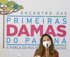 Encontro das primeiras damas do Paraná. Luciana Saito Massa
Foto Gilson Abreu/AEN