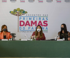 Encontro das primeiras damas do Paraná. Luciana Saito Massa
Foto Gilson Abreu/AEN