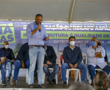O governador Carlos Massa Ratinho Junior inaugura nesta quinta-feira (6) as obras de pavimentação asfáltica da Estrada Municipal do Distrito Águas de Jurema, em Iretama, no Centro do Estado. São 3 quilômetros entre a PR-462 e ponte dois do Rio Formoso. O investimento é de R$ 1,7 milhão
Foto Gilson Abreu/AEN