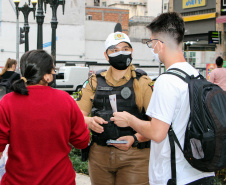 Curitiba, 06 de maio de 2021. Maio Amarelo - BPTran