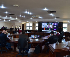Governo do Paraná se reúne com Governo Federal para discutir projetos de ampliação e modernização da Ferroeste  -  Curitiba, 12/05/2021  -  Foto: GT Ferrovias