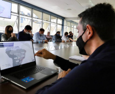 Governo do Paraná se reúne com Governo Federal para discutir projetos de ampliação e modernização da Ferroeste  -  Curitiba, 12/05/2021  -  Foto: GT Ferrovias