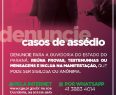 Assédio soma 2.411 denúncias e é combatido pelo Governo do Estado com campanha. Foto:CGE