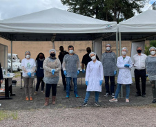 Pesquisadores da Universidade Federal do Paraná (UFPR) farão uma nova rodada de testes com servidores do Palácio das Araucárias para detecção do coronavírus. O mutirão será na próxima terça-feira (18), no estacionamento do Setor de Ciências Biológicas (SCB), no Centro Politécnico, em Curitiba, das 8h às 13h.   -  Curitiba, 14/05/2021  -  Foto: SETI