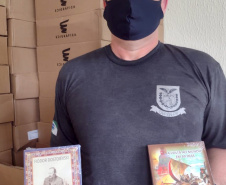O Departamento Penitenciário do Paraná recebeu do Ministério da Justiça e Segurança Pública, via Departamento Penitenciário Nacional (Depen), 13.930 livros de literatura, que serão distribuídos até o final deste mês nos espaços de acervo bibliográfico, nas penitenciárias do Estado do Paraná.  -  Foto: Depen/PR