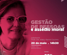Estão abertas as inscrições para o seminário via internet (webinar) "Gestão de Pessoas e Assédio Moral", promovido pela Controladoria-Geral do Estado (CGE), durante o mês de conscientização e denúncias do assédio moral e sexual na administração pública. O evento virtual será nesta quinta-feira (20), às 14h30, e é voltado aos gestores do Estado. - Curitiba, 18/05/2021  -  Foto: CGE