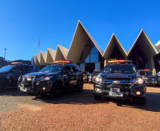 As equipes policiais do Batalhão de Operações Especiais (BOPE), treinadas para dar suporte às unidades de área da PM nas ocorrências de maior periculosidade estão na região de Cascavel nesta semana. A Operação Pronta Resposta IV foi lançada nesta terça-feira (18/05), no Centro da cidade, com a participação do Subcomandante-Geral da PM, coronel Rui Noé Barroso Torres.  -  Cascavel, 18/05/2021  -  Foto: PMPR