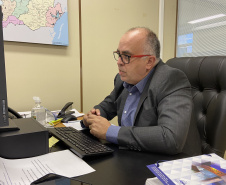 A Secretaria de Estado da Saúde (Sesa) participou da primeira videoconferência do Webinar da Federação das Santas Casas de Misericórdia e Hospitais Beneficentes do Paraná (Femipa) 2021 nesta terça-feira (18)