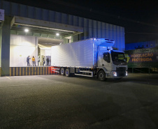 vacinas contra Covid-19 produzidas pela parceria entre Pfizer e BioNTech. O terceiro lote dos imunizantes, que chegou  à Capital nesta terça-feira (18), com mais 39.780 doses
Foto Gilson Abreu/AEN