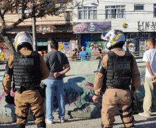 AIFU intensifica ações neste domingo e flagra aglomerações em locais públicos durante fiscalização na Capital
. Foto:SESP