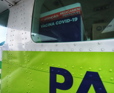 Paraná distribui 37.440 doses de vacina contra Covid-19 da Pfizer para 21 municípios. Foto: José Fernando Oura/AEN