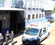Governo do Paraná retirou 9,3 mil detentos de carceragens sob responsabilidade da Polícia Civil e passou para gestão plena do Departamento Penitenciário (Depen). O balanço engloba transferências efetivadas desde o começo de 2019. Até então, o Estado tinha a pior superlotação do País em delegacias.  -  Foto; SESP/PR