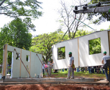 Grupo de construção modular da UEL é vinculado a centro de inovação da USP. Foto:UEL