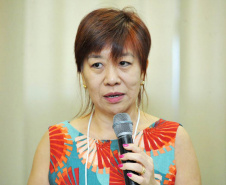 Promover a construção modular no Brasil, com participação de empresas que integram a cadeia da construção civil. Na foto, Professora do CTU Ercilia Hitomi Hirota  - Londrina, 02/06/2021  -  Foto:  Arquivo COMUEL