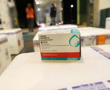 Paraná separa 137 mil doses da nova remessa para começar a vacinar população em geral. Foto: Geraldo Bubniak/AEN