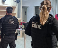 Operação da Polícia Civil resulta na prisão de 11 pessoas e na dispersão de festa clandestina em Colombo  -  Curitiba, 03/06/2021  -  Foto: PCPR